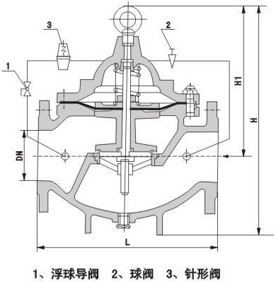 200X减压阀 结构图 / 尺寸图